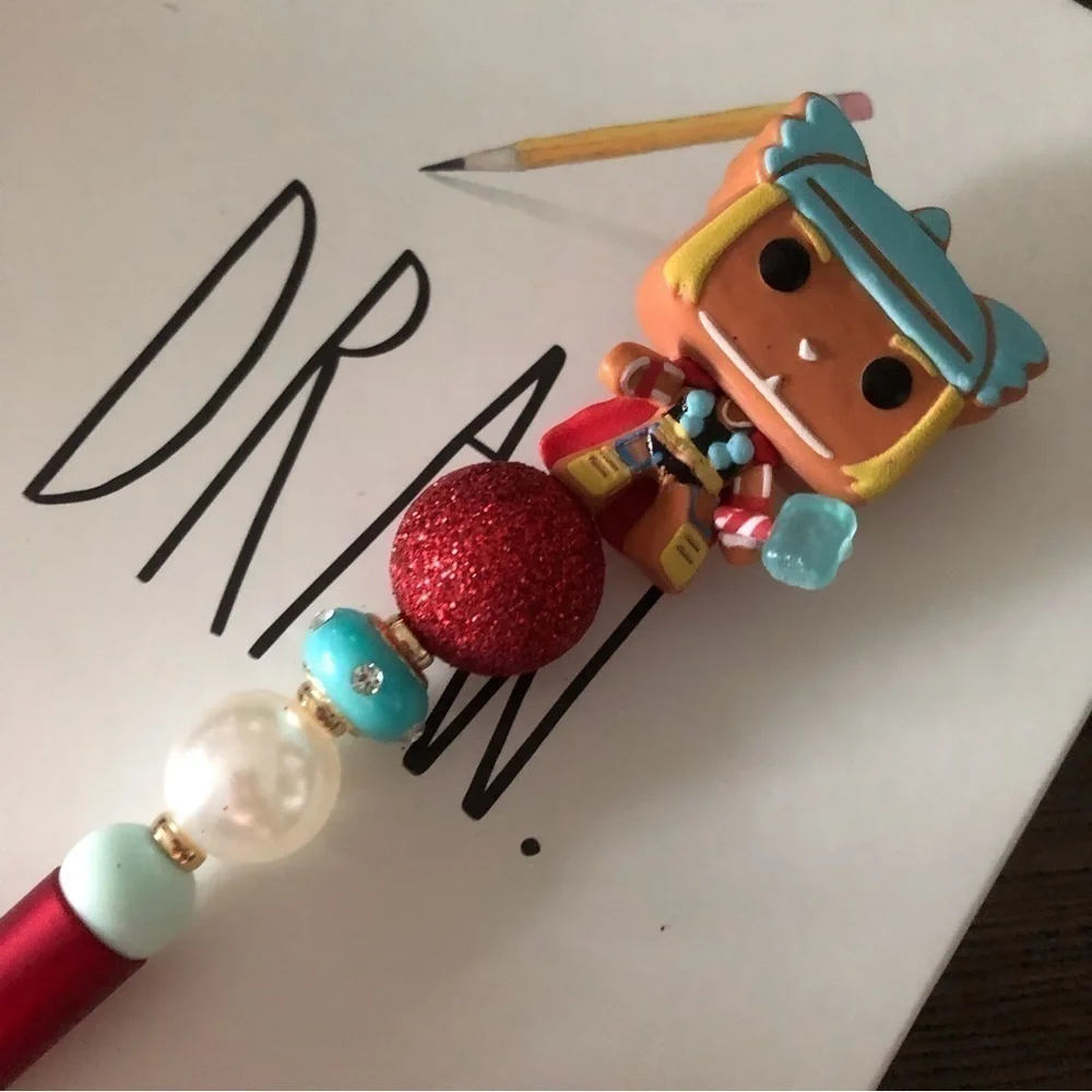 Marvel Gingerbread man handmade pen: Thor